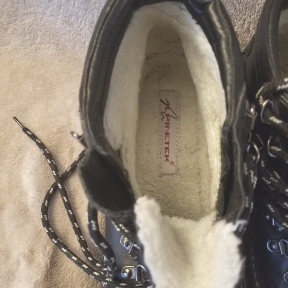 Black ALPINETEK padded Hi-cut casual rugged boots Size 8 - Picture 5 of 10